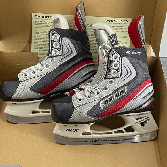 Bauer Other - Bauer Vapor X Select Youth Ice Hockey Skates Size 10 Kids